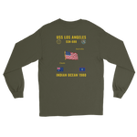 USS Los Angeles (SSN-688) 1980 Indian Ocean Long Sleeve Cruise Shirt