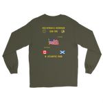 USS Hyman G. Rickover (SSN-709) 1986 N. Atlantic Long Sleeve Cruise Shirt