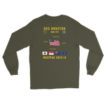 USS Houston (SSN-713) 2013-14 WestPac Long Sleeve Cruise Shirt