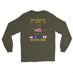 USS Santa Fe (SSN-763) 2009 WestPac Long Sleeve Cruise Shirt