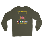 USS Annapolis (SSN-760) 1994-95 Med Long Sleeve Cruise Shirt