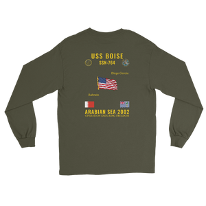 USS Boise (SSN-764) 2002 Arabian Sea Long Sleeve Cruise Shirt