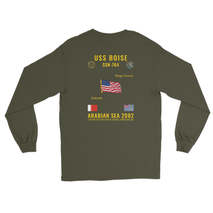USS Boise (SSN-764) 2002 Arabian Sea Long Sleeve Cruise Shirt