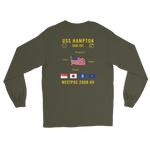 USS Hampton (SSN-767) 2008-09 WestPac Long Sleeve Cruise Shirt
