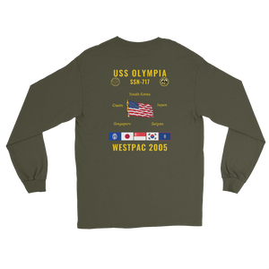 USS Olympia (SSN-717) 2005 WestPac Long Sleeve Cruise Shirt