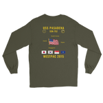 USS Pasadena (SSN-752) 2015 WestPac Long Sleeve Cruise Shirt