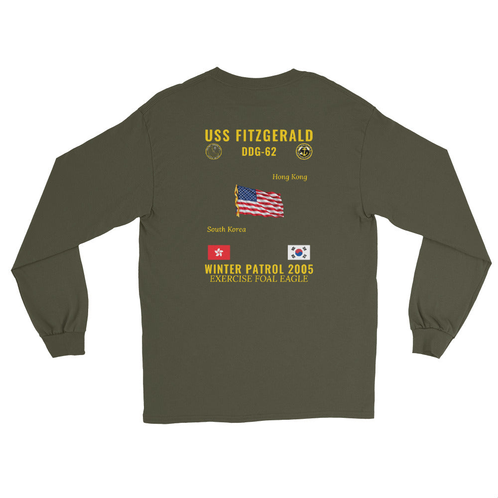 USS Fitzgerald (DDG-62) 2005 Winter Patrol Long Sleeve Cruise Shirt
