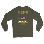USS Fitzgerald (DDG-62) 2022 Indo-pacific/Gulf Long Sleeve Cruise Shirt
