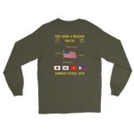 USS John S McCain (DDG-56) 2010 Summer Patrol Long Sleeve Cruise Shirt
