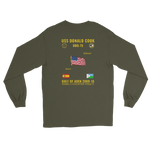 USS Donald Cook (DDG-75) 2009-10 Gulf Of Aden Long Sleeve Cruise Shirt