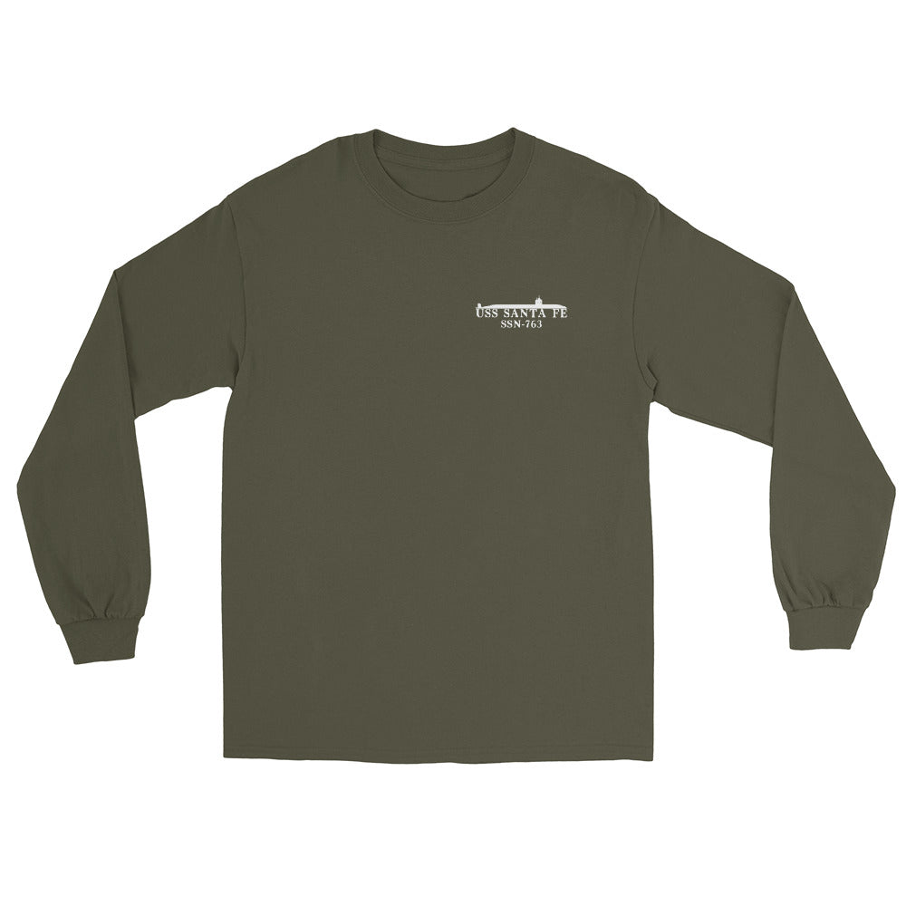USS Santa Fe (SSN-763) 2009 WestPac Long Sleeve Cruise Shirt