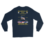 USS David R. Ray (DD-971) 1981 Long Sleeve Cruise Shirt