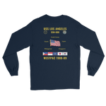 USS Los Angeles (SSN-688) 1988-89 WestPac Long Sleeve Cruise Shirt