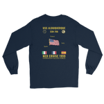 USS Albuquerque (SSN-706) 1999 Med Long Sleeve Cruise Shirt