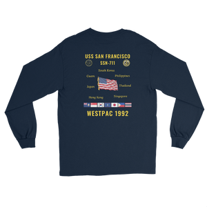 USS San Francisco (SSN-711) 1992 WestPac Long Sleeve Cruise Shirt