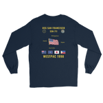 USS San Francisco (SSN-711) 1998 WestPac Long Sleeve Cruise Shirt