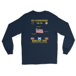 USS Albuquerque (SSN-706) 1997 NORLANT Long Sleeve Cruise Shirt