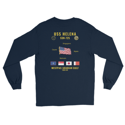 USS Helena (SSN-725) 1993-94 WestPac/Arabian Gulf Long Sleeve Cruise Shirt
