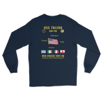 USS Toledo (SSN-769) 1997-98 Med Long Sleeve Cruise Shirt