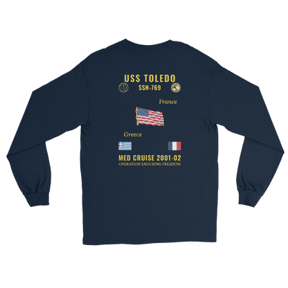USS Toledo (SSN-769) 2001-02 Med Long Sleeve Cruise Shirt