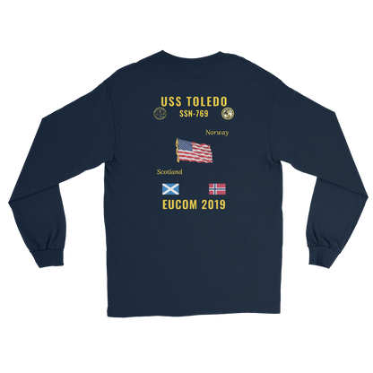 USS Toledo (SSN-769) 2019 EUCOM Long Sleeve Cruise Shirt