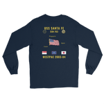 USS Santa Fe (SSN-763) 2003-04 WestPac Long Sleeve Cruise Shirt