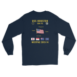 USS Houston (SSN-713) 2013-14 WestPac Long Sleeve Cruise Shirt