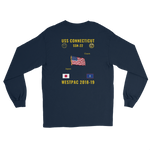 USS Connecticut (SSN-22) 2018-19 WestPac Long Sleeve Cruise Shirt