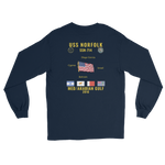 USS Norfolk (SSN-714) 2010 Med/Arabian Gulf Long Sleeve Cruise Shirt