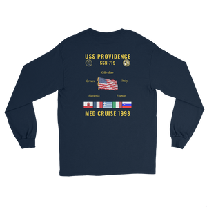 USS Providence (SSN-719) 1998 Med Long Sleeve Cruise Shirt