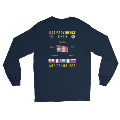 USS Providence (SSN-719) 1998 Med Long Sleeve Cruise Shirt