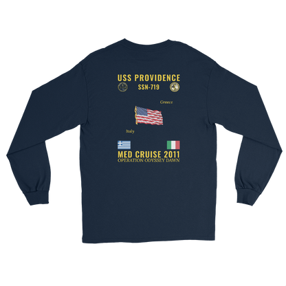 USS Providence (SSN-719) 2011 Med Long Sleeve Cruise Shirt