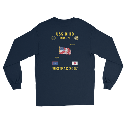 USS Ohio (SSGN-726) 2007 WestPac Long Sleeve Cruise Shirt