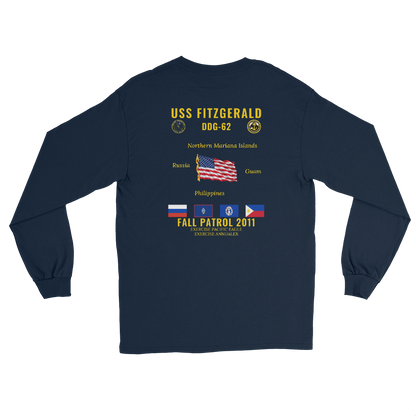 USS Fitzgerald (DDG-62) 2011 Fall Patrol Long Sleeve Cruise Shirt
