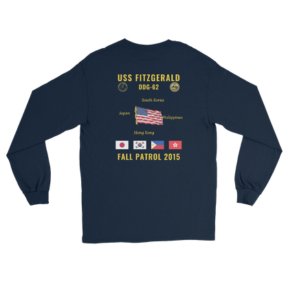 USS Fitzgerald (DDG-62) 2015 Fall Patrol Long Sleeve Cruise Shirt
