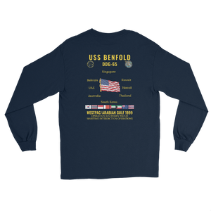 USS Benfold (DDG-65) 1999 WestPac/Arabian Gulf Long Sleeve Cruise Shirt