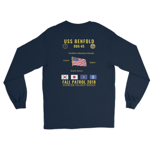 USS Benfold (DDG-65) 2018 Fall Patrol Long Sleeve Cruise Shirt