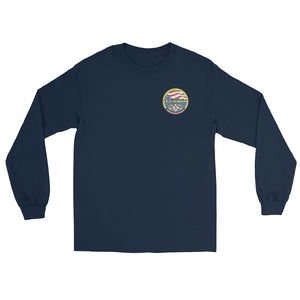 USS Alabama (SSBN-731) Ship's Crest Long Sleeve Shirt – front view, navy