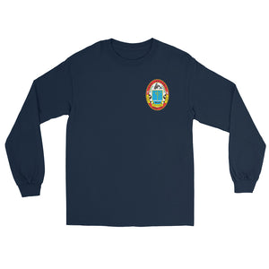 USS Alaska (SSBN-732) Ship's Crest Long Sleeve Shirt – front view, navy