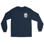 USS Antietam (CG-54) Ship's Crest Long Sleeve Shirt – front view, navy