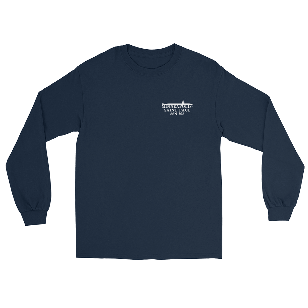 USS Minneapolis-Saint Paul (SSN-708) 1998 Med Long Sleeve Cruise Shirt