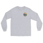 USS Alabama (SSBN-731) Ship's Crest Long Sleeve Shirt – front view, grey