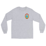 USS Alaska (SSBN-732) Ship's Crest Long Sleeve Shirt – front view, grey