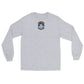 USS Seawolf (SSN-21) Ship's Crest Long Sleeve Shirt – front view, grey