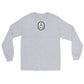 USS Rhode Island (SSBN-740) Ship's Crest Long Sleeve Shirt – front view, grey