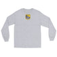 USS Oklahoma City (SSN-723) Ship's Crest Long Sleeve Shirt – front view, grey