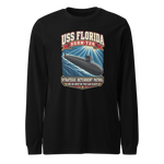 USS Florida (SSBN-728) Deterrent Patrol Long Sleeve Shirt - Retro