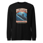 USS Lafayette (SSBN-616) Deterrent Patrol Long Sleeve Shirt - Retro
