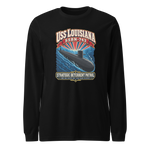 USS Louisiana (SSBN-743) Deterrent Patrol Long Sleeve Shirt - Retro