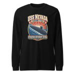 USS Nevada (SSBN-733) Deterrent Patrol Long Sleeve Shirt - Retro